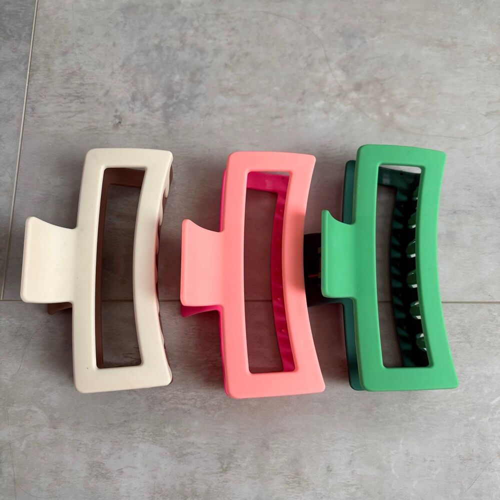 XXL Hair Claw Clips For Thick Long Hair - Bundle of 3! - Picture 2 of 2
